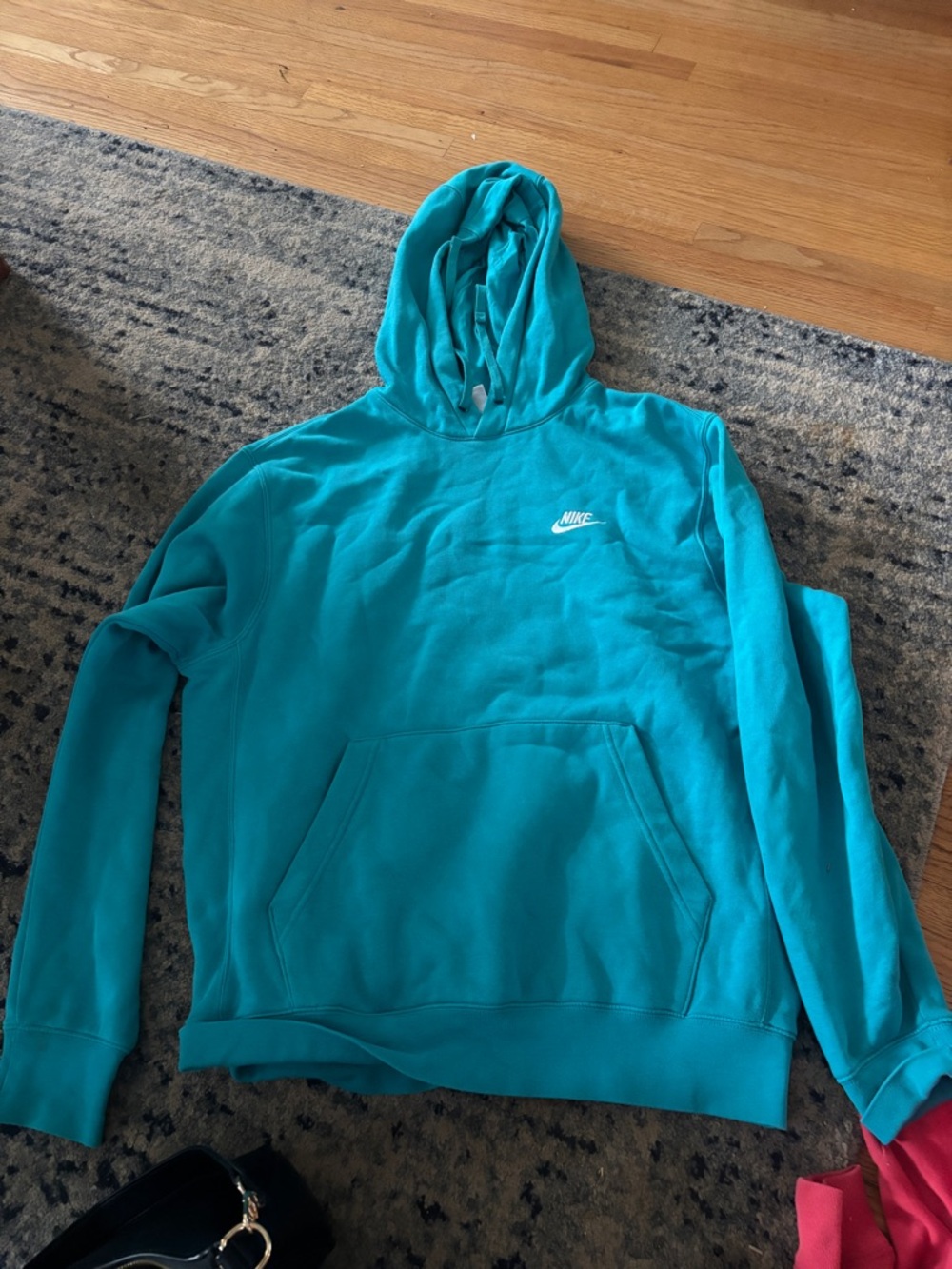 Nike Teal Blue Pullover Hoodie